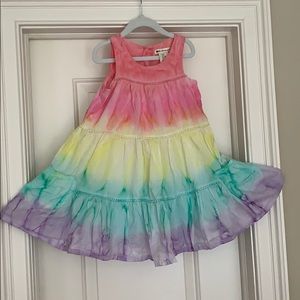 Pandemonium pastel rainbow girls dress